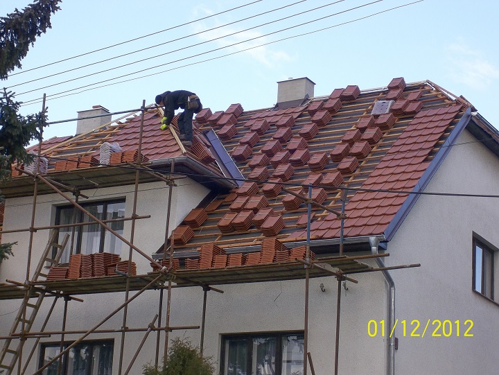 Rekonstrukce střechy - krytina TONDACH Stodo 12