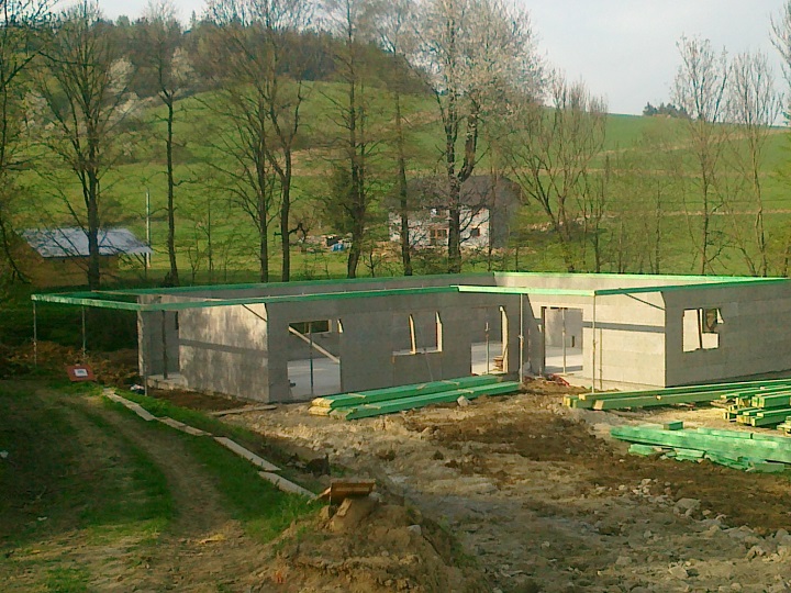 Konstrukce krovu RD Hošťálková 1.1