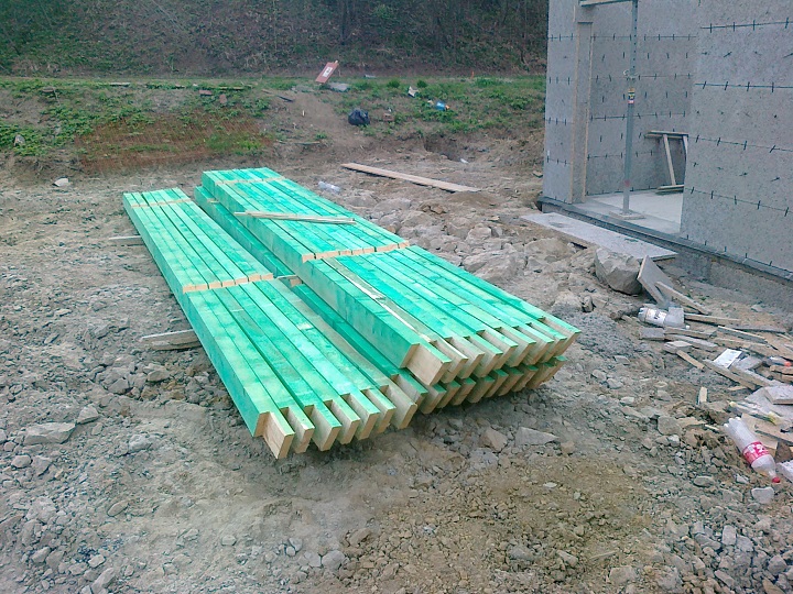 Konstrukce krovu RD Hošťálková 1.5